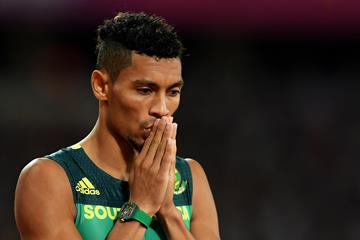 Wayde van Niekerk at the World Championships London 2017 (AFP / Getty Images)