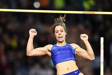 Katerina Stefanidi secures another Diamond Trophy in Brussels (Giancarlo Colombo)